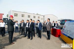 长垣县县委书记武胜军一行莅临我公司考察调研